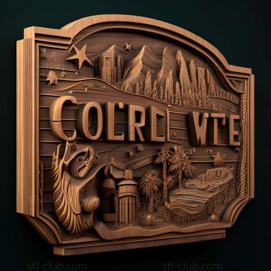 3D model Fort Collins in the United States (STL)